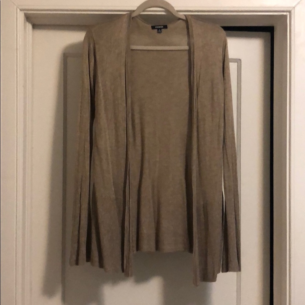 Sand colored cardigan